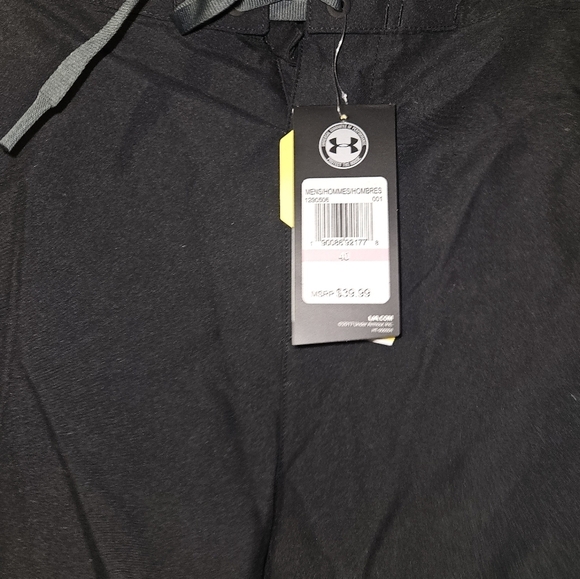 Under Armour Mens Water Resistant X Storm Black Shorts Size 40 - Picture 4 of 11